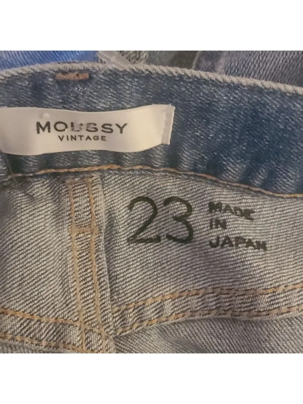 Moussy Vintage Keans Women's Size 000 Faded Blue Hammond Skinny Distressed Rips